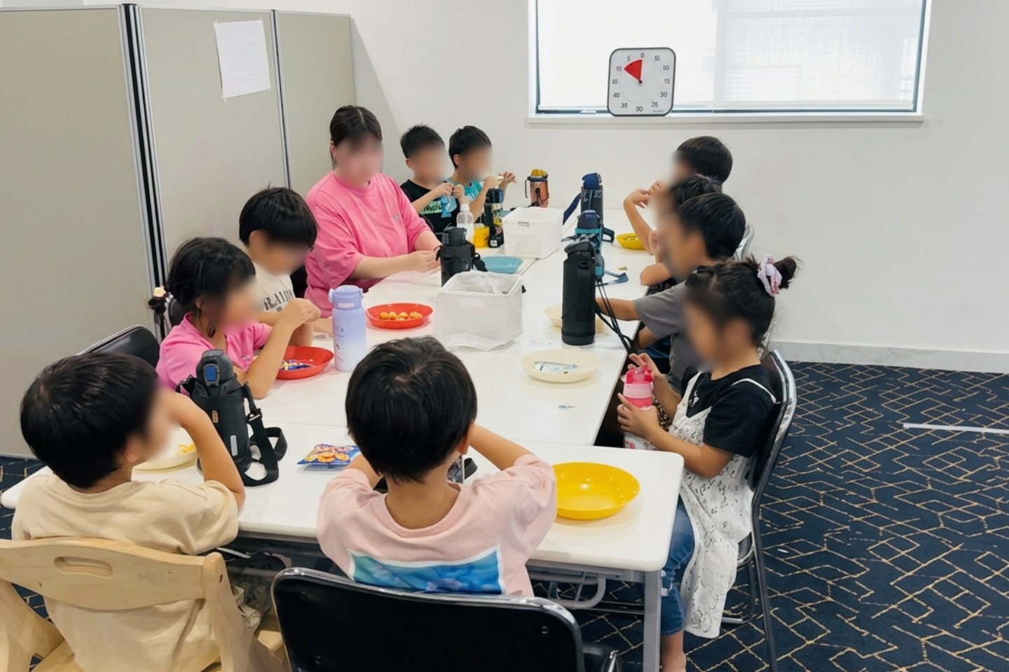 ゆあてらすの施設内、子どもが落ち着いて過ごせる空間